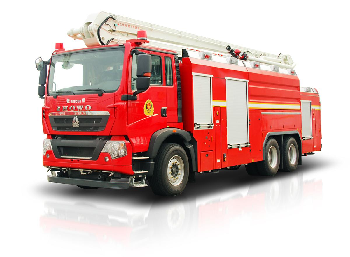 ZLF5341JXFJP25型抬高喷射消防车_产品型号_产品段位_小类_应急装备_产品中心_ABG欧博