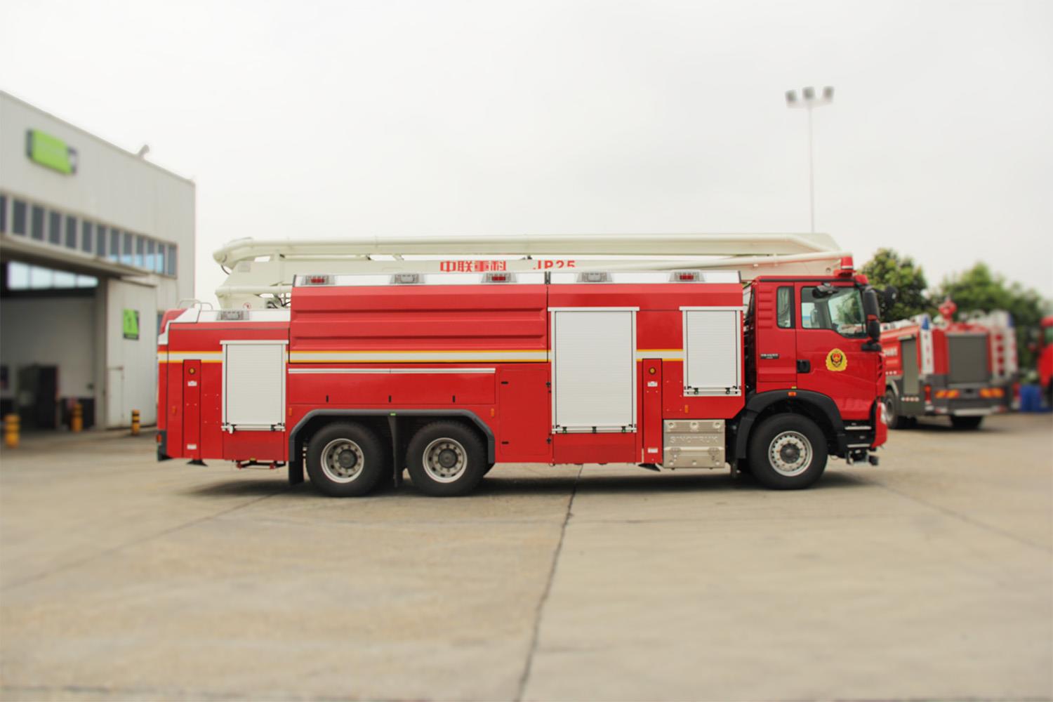 ZLF5341JXFJP25型抬高喷射消防车_产品型号_产品段位_小类_应急装备_产品中心_ABG欧博