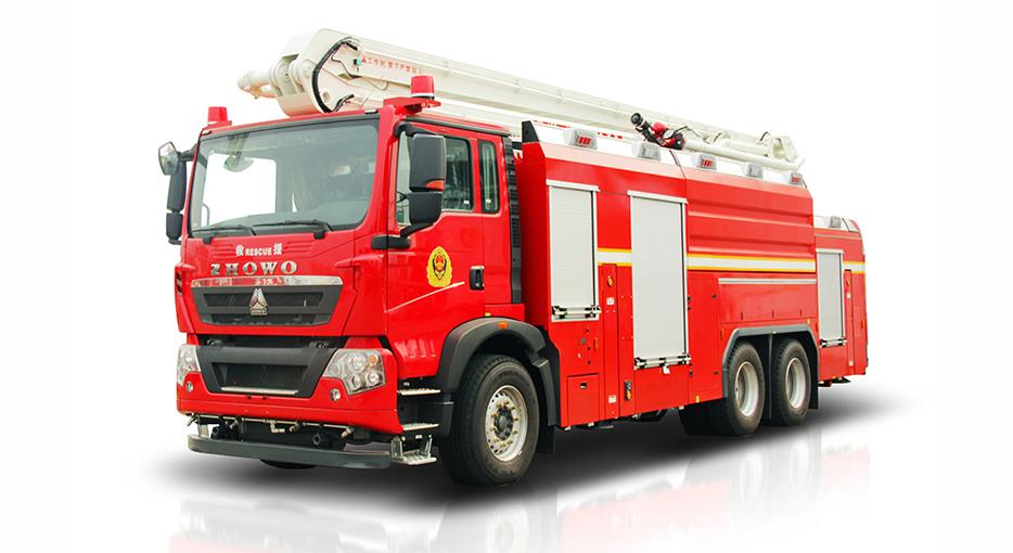 ZLF5430JXFJP25抬高喷射消防车_产品型号_产品段位_小类_应急装备_产品中心_ABG欧博